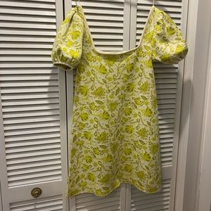 LAST CHANCE BEFORE I SEND TO CONSIGNMENT Zara Puff Sleeve Mini Dress, Medium